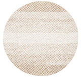 Safavieh Micro-Loop 5'-0" x 5'-0" Rug in Beige / Ivory