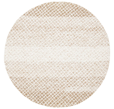 Safavieh Micro-Loop 5'-0" x 5'-0" Rug in Beige / Ivory