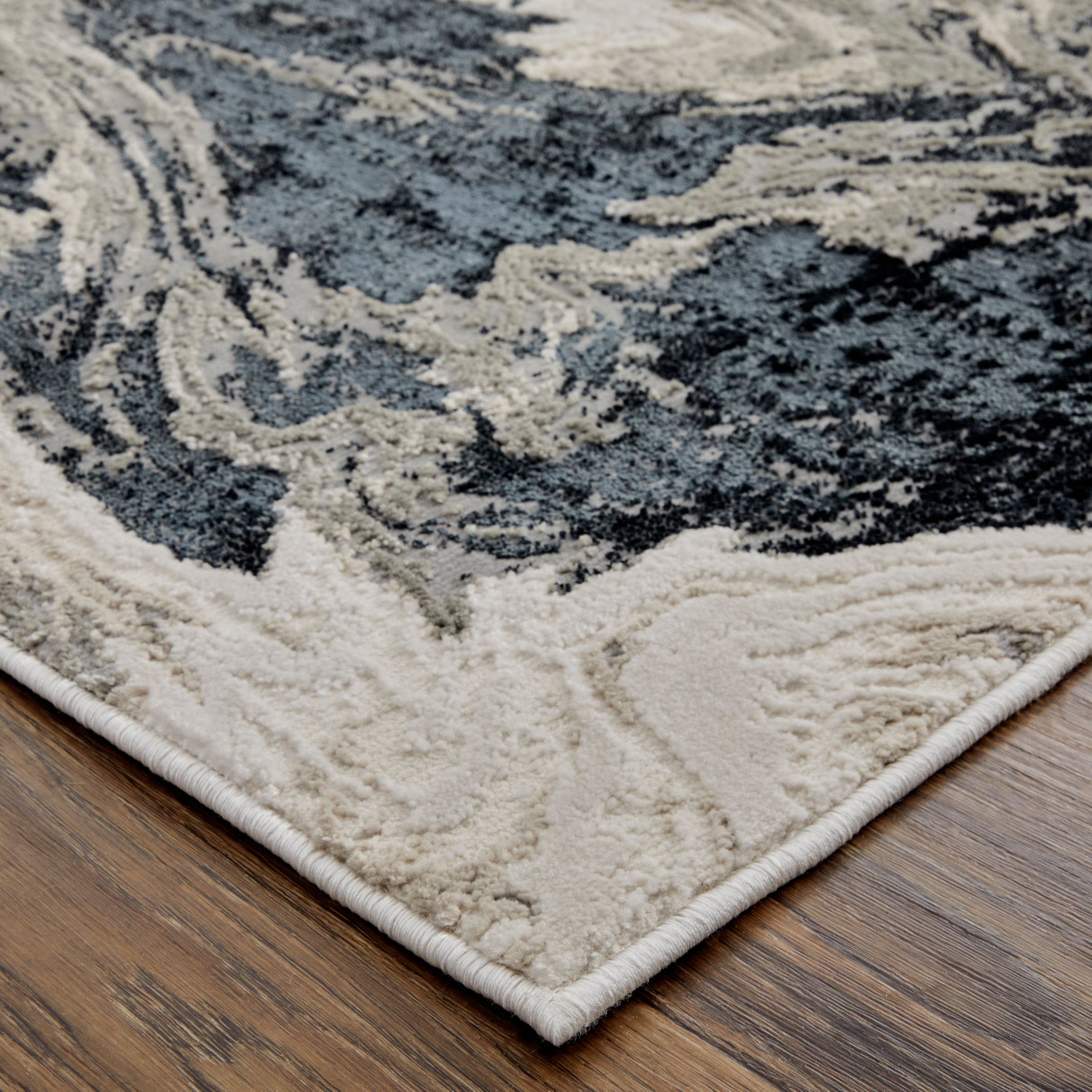 Feizy Micah 69439Lpf Ivory/Black/Taupe Area Rug