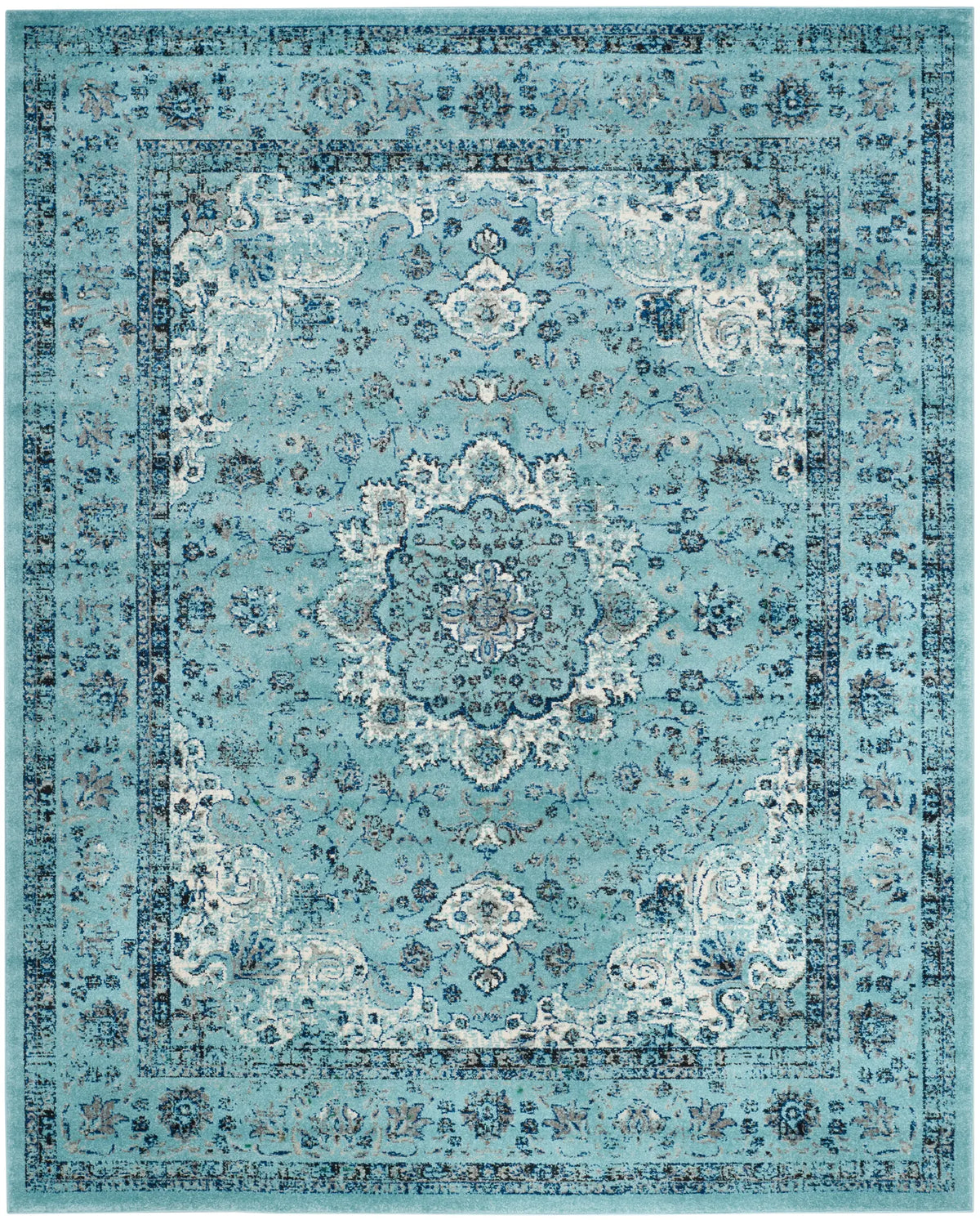 Safavieh Evoke 10'-0" x 14'-0" Rug in Light Blue / Light Blue