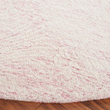 Safavieh Ebony 6'-0" x 6'-0" Rug in Pink / Ivory
