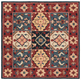 Safavieh Aspen 7'-0" x 7'-0" Rug in Red / Gold