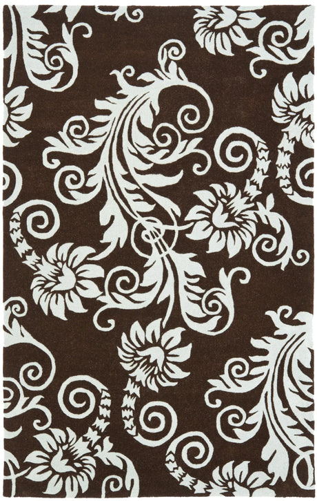Safavieh Soho 3'-6" x 5'-6" Rug in Brown / Blue