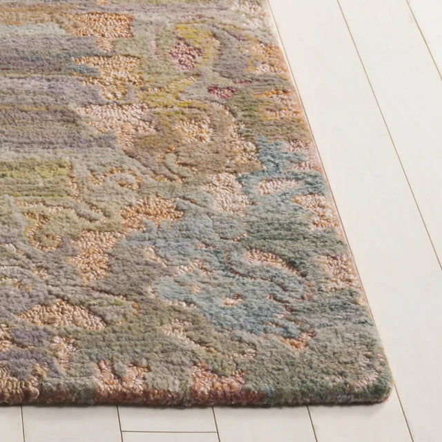 Safavieh Marquee 4'-0" x 6'-0" Rug in Rust / Green