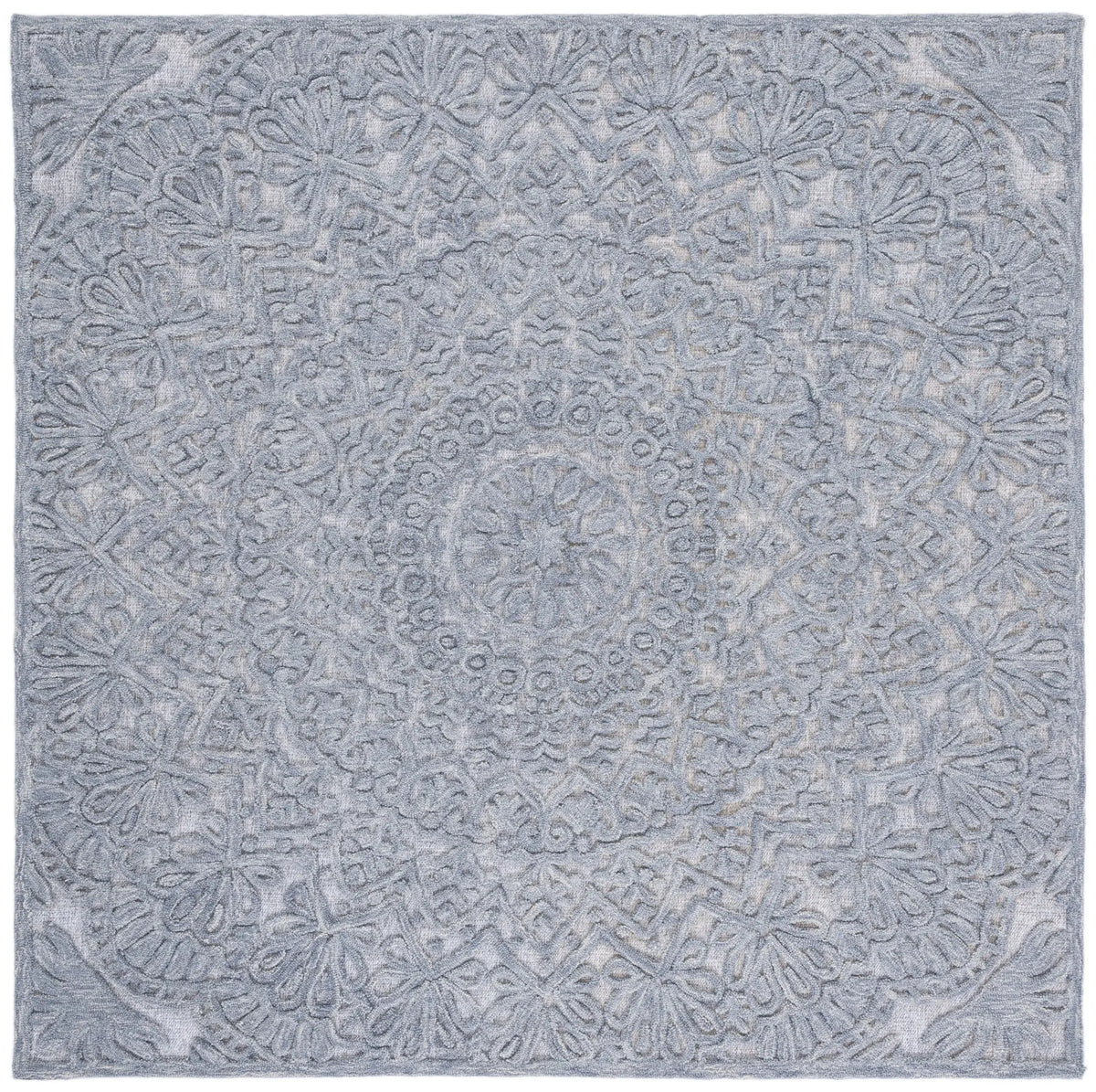 Safavieh Trace 6'-0" x 6'-0" Rug in Light Grey