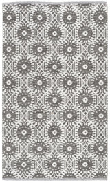 Safavieh Montauk 3'-0" x 5'-0" Rug in Charcoal / Ivory