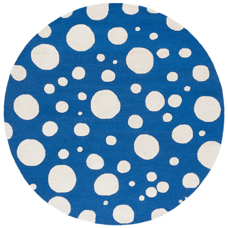 Safavieh Cambridge 6'-0" x 6'-0" Rug in Blue / Ivory