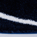 Safavieh Tahoe Shag 6'-7" x 6'-7" Rug in Navy / White