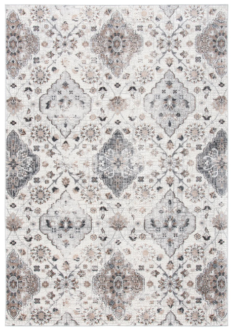 Safavieh Shivan 100 4'-0" x 6'-0" Rug in Ivory / Grey