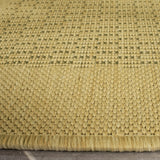 Safavieh Courtyard 6'-7" x 6'-7" Rug in Natural / Olive