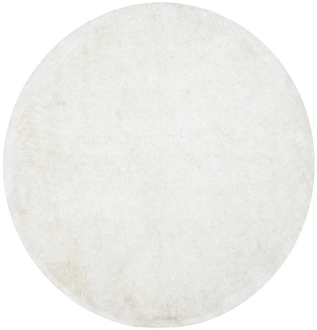 Safavieh Sg-Sbs-South Beach Shag 6'-0" x 6'-0" Rug in Snow White
