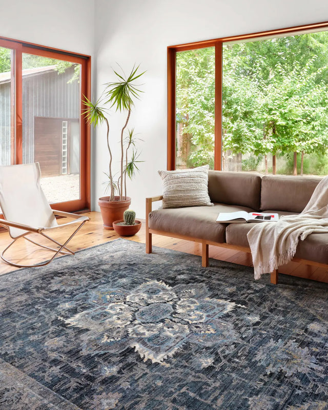 Loloi Samra Sam-01 Denim/Grey Rugs - room scene 1