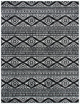Safavieh Tulum 10'-0" x 13'-0" Rug in Black / Ivory