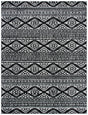 Safavieh Tulum 10'-0" x 13'-0" Rug in Black / Ivory