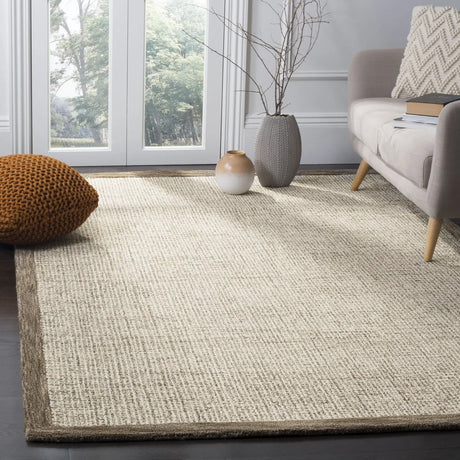 Safavieh Abstract 6'-0" x 9'-0" Rug in Brown / Ivory