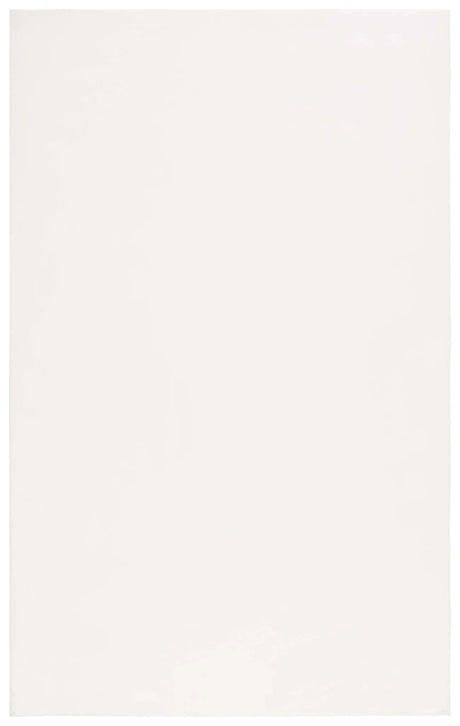 Safavieh Faux Rabbit Fur 4'-0" x 6'-0" Rug in Ivory