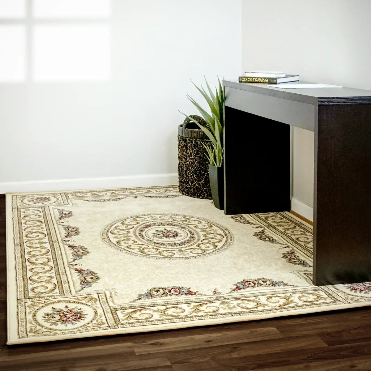 Dynamic Rugs Ancient Garden 57226 Ivory Rugs - Room