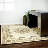 Dynamic Rugs Ancient Garden 57226 Ivory Rugs - Room