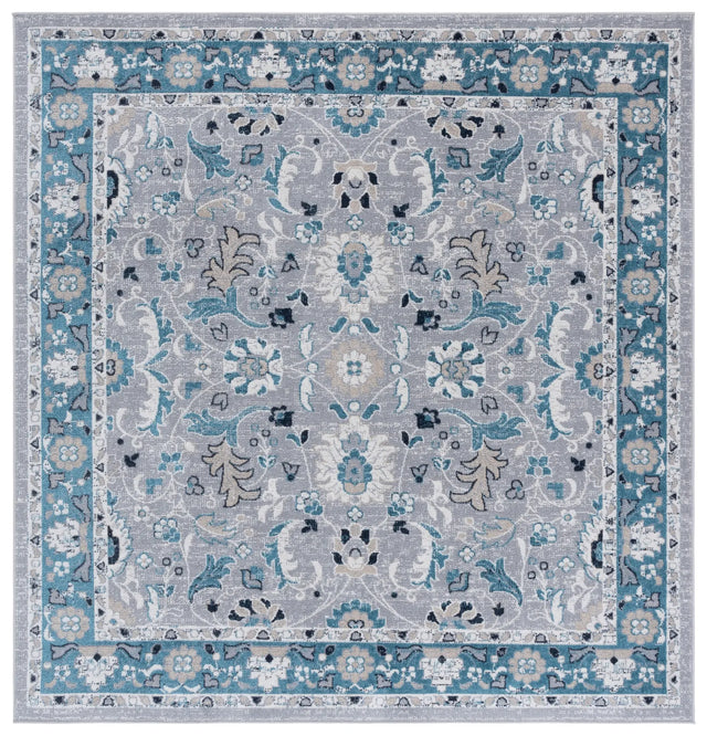 Safavieh Bayside 6'-7" x 6'-7" Rug in Blue / Grey