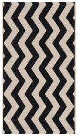 Safavieh Courtyard 2'-0" x 3'-7" Rug in Black / Beige