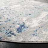 Safavieh Jasper 100 5'-0" x 5'-0" Rug in Grey / Blue
