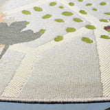 Safavieh Barbados 500 5'-3" x 5'-3" Rug in Grey / Pink