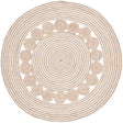 Safavieh Natural Fiber 5'-0" x 5'-0" Rug in Natural / Ivory