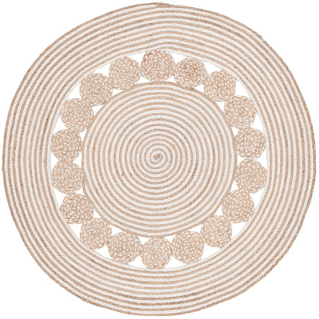 Safavieh Natural Fiber 5'-0" x 5'-0" Rug in Natural / Ivory