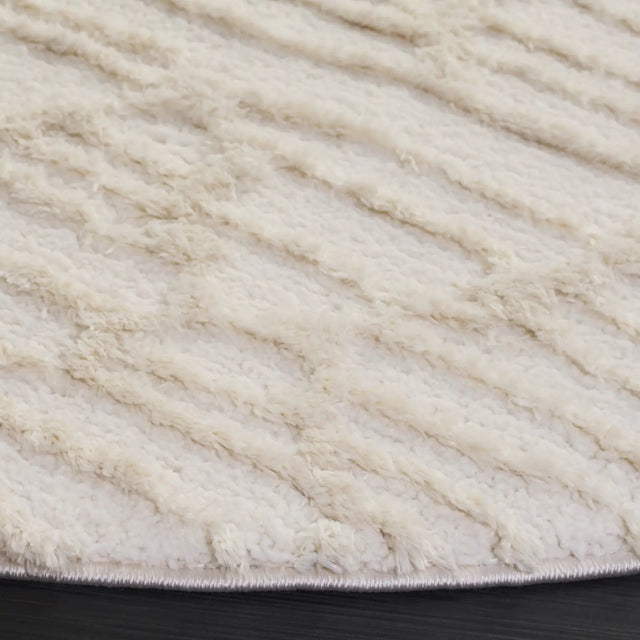 Safavieh Seattle Shag 900 6'-7" x 6'-7" Rug in Ivory