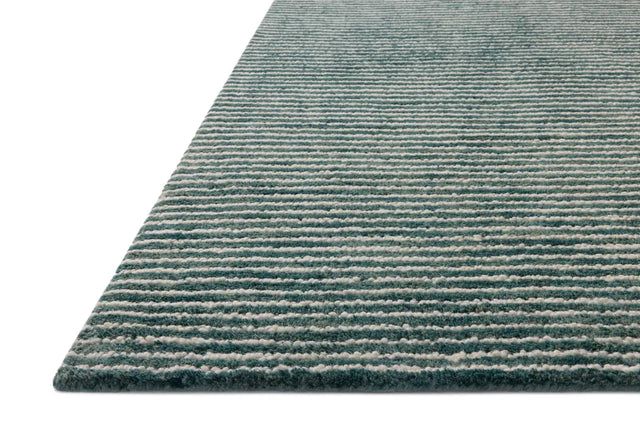 Loloi Sunday SUN-01 Ocean / Ivory Hand Tufted Rug - rug corner