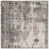 Safavieh Adirondack 6'-0" x 6'-0" Rug in Light Grey / Fuchsia