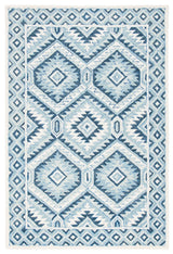 Safavieh Metro 4'-0" x 6'-0" Rug in Blue / Ivory