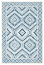Safavieh Metro 4'-0" x 6'-0" Rug in Blue / Ivory