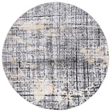 Safavieh Amelia 6'-7" x 6'-7" Rug in Charcoal / Gold