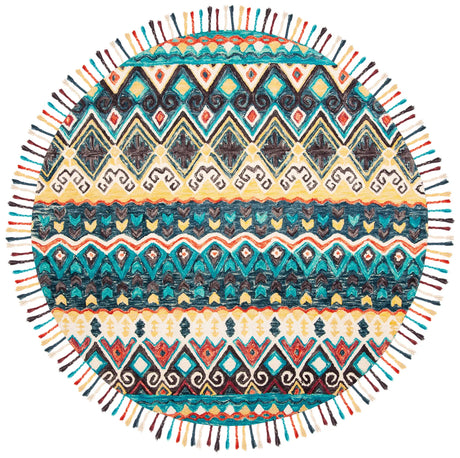Safavieh Aspen 7'-0" x 7'-0" Rug in Blue / Red