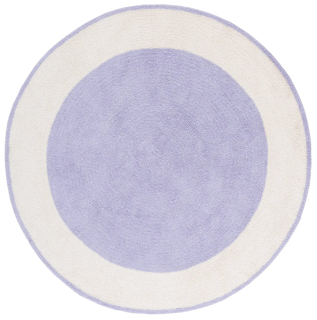 Safavieh Easy Care 5'-0" x 5'-0" Rug in Ivory / Lilac