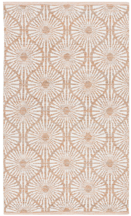 Safavieh Montauk 3'-0" x 5'-0" Rug in Orange / Ivory