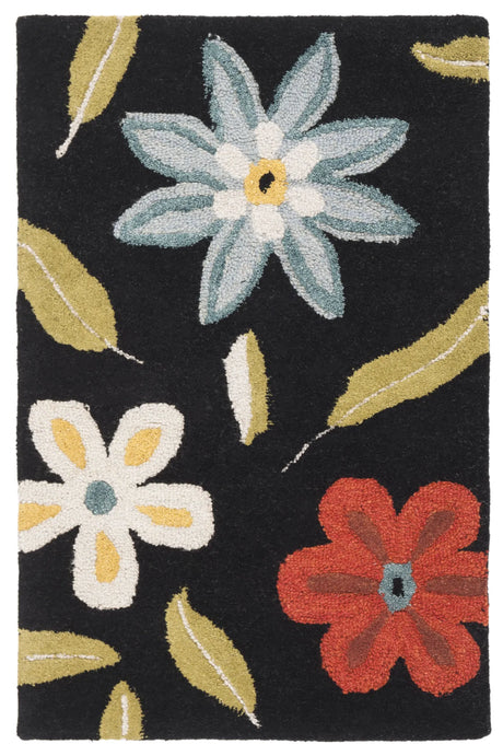 Safavieh Blossom 2'-6" x 4'-0" Rug in Black / Multi