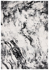 Safavieh Tulum 4'-0" x 6'-0" Rug in Ivory / Black