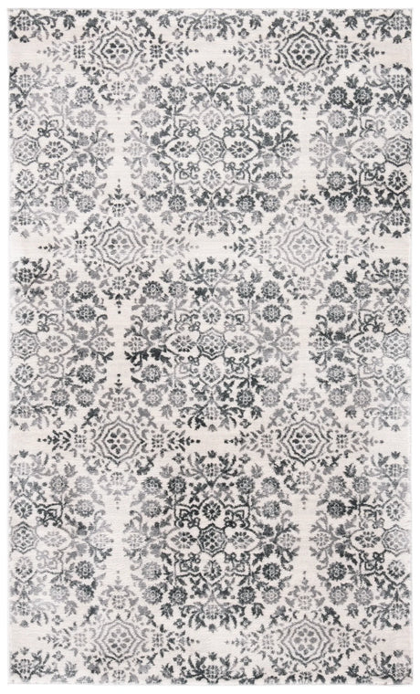 Safavieh Martha Stewart Isabella 3'-0" x 5'-0" Rug in Charcoal / Ivory