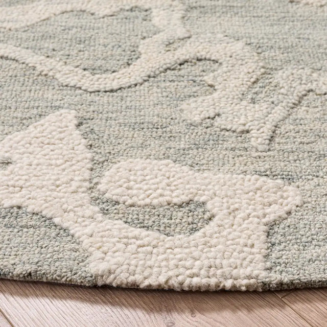Safavieh Harvest 6'-0" x 6'-0" Rug in Light Grey / Ivory