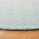 Safavieh Vermont 6'-0" x 6'-0" Rug in Teal / Ivory