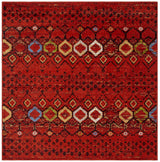 Safavieh Amsterdam 5'-1" x 5'-1" Rug in Terracotta / Multi