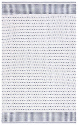 Safavieh Montauk 4'-0" x 6'-0" Rug in Navy / Ivory