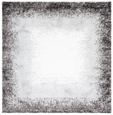 Safavieh Berber Shag 7'-0" x 7'-0" Rug in Dark Grey / Grey