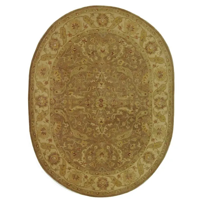 Safavieh Antiquity 7'-6" x 9'-6" Rug in Brown / Gold