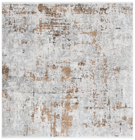 Safavieh Shivan 6'-7" x 6'-7" Rug in Grey / Gold