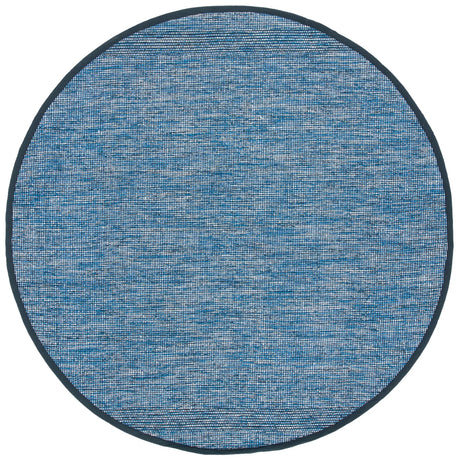 Safavieh Montauk 6'-0" x 6'-0" Rug in Blue / Black