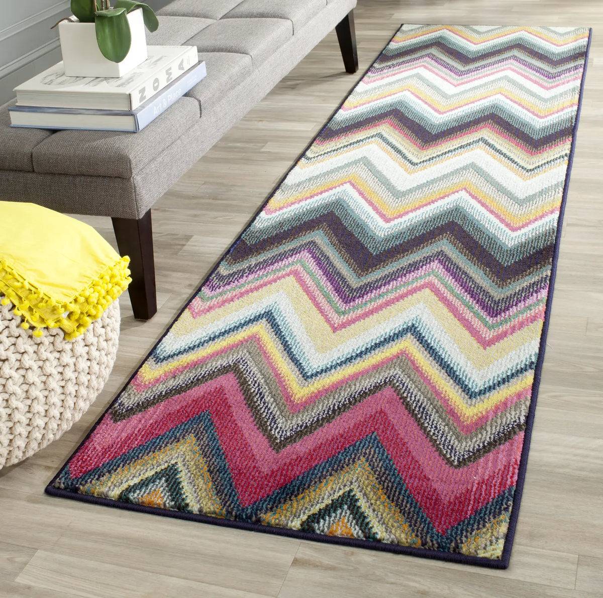 Safavieh Monaco 2'-2" x 10'-0" Rug in Multi