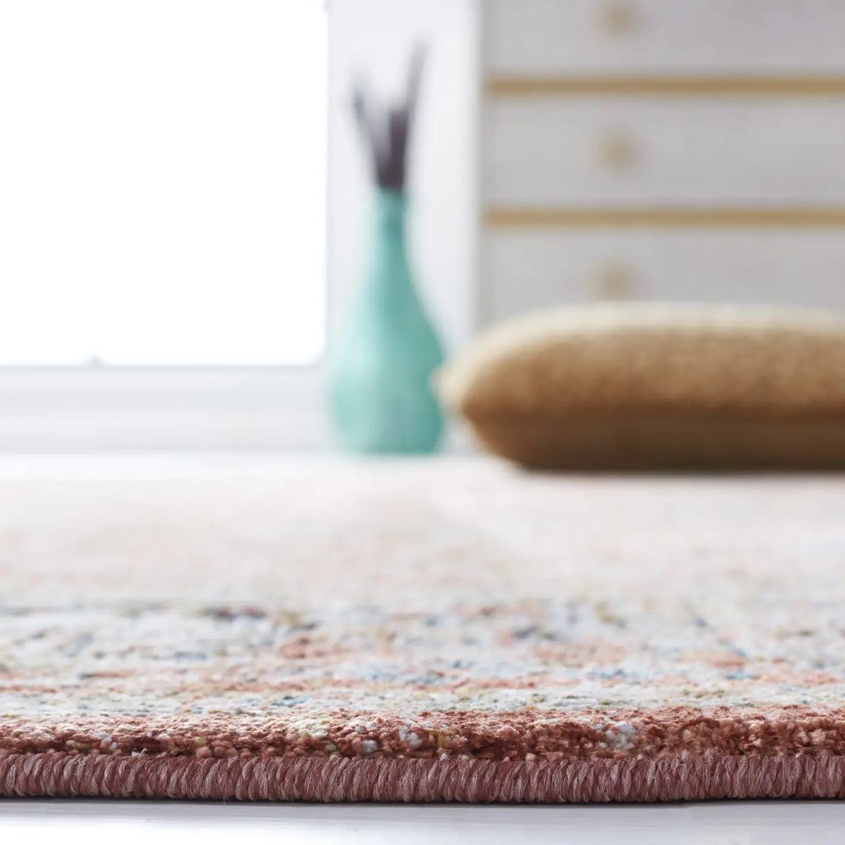Safavieh Silverado 8'-0" x 10'-0" Rug in Rust / Blue